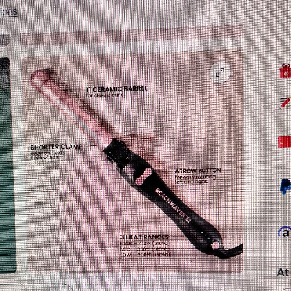 Curling Iron, Rotating NWT